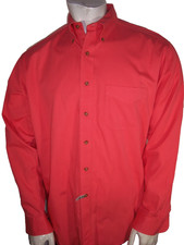 Brooks Brothers 346 Medium Tangerine Cotton Dress Shirt