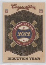 2012 Panini Cooperstown Hall of Fame Classes Induction Year Barry Larkin HOF 0h1