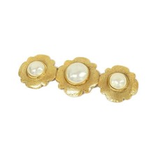 Chanel Faux Pearl Brooch Women White One Size