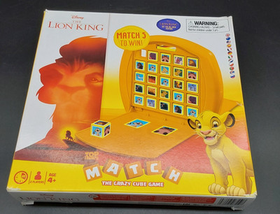TOP TRUMPS - MATCH 5 TO WIN - DISNEY - THE LION KING - 2019 - WINNING MOVES -TOP