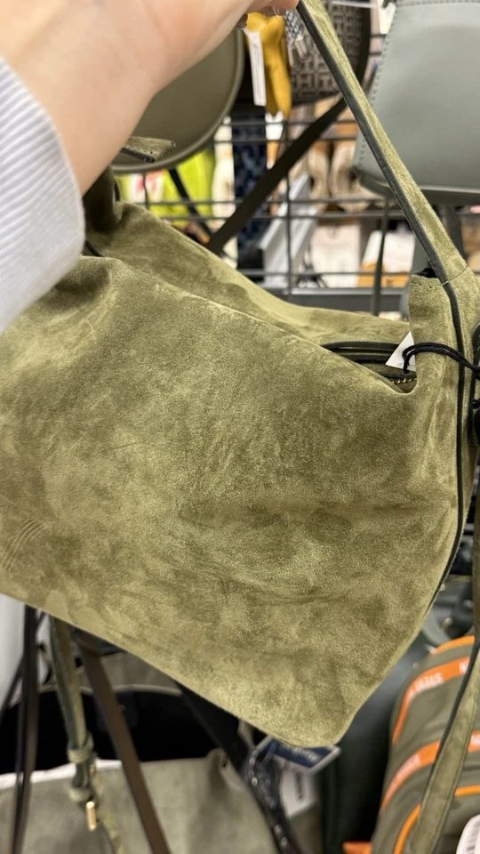 Bolso de gamuza verde Claudia Firenze Foto 3 de 4