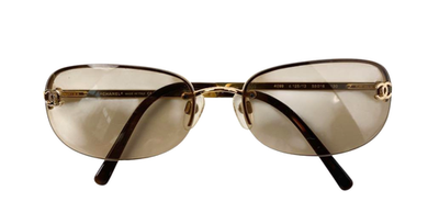 CHANEL サングラス 4099 CHANEL Sunglasses Eyewear 4099 125/13 Coco Logo Brown w/Case Y2K