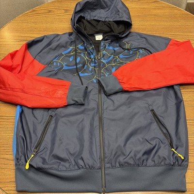 Mens Large Nike Windrunner Jacket Go The Extra Smile DQ3526-437 Blue/Red $120