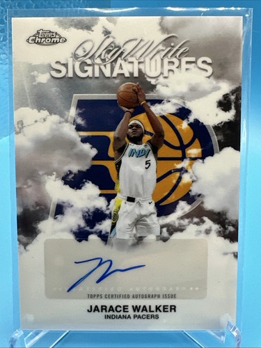 Jarace Walker – 2025-26 Topps Chrome Basketball · Sky Write Signatures #SWS-JW Jarace Walker