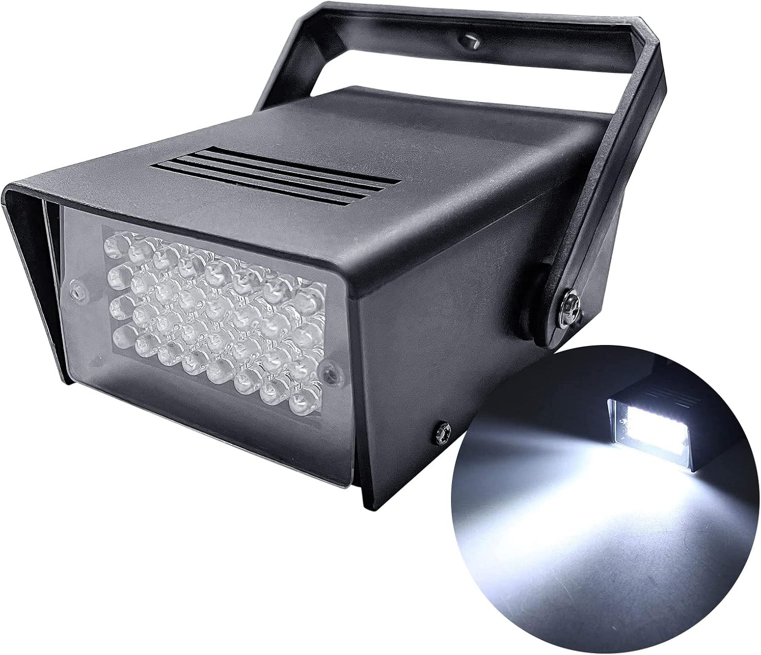 Strobe Lights for Parties, 32 Stage White Strobe Light Party Super Bright Speed
