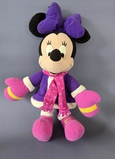 Vintage  MATTEL Minnie Mouse Wintery Christmas Plush Doll 20 Inches 