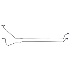 Brake Lines Rear Axle Tubes Drum Brakes 1966-67 Lemans Cutlass Skylark OE 2pc