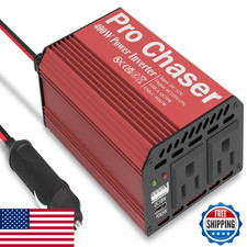 Pro Chaser 400W Power Inverters For Vehicles - Dc 12V To 110V Ac Car Inverter