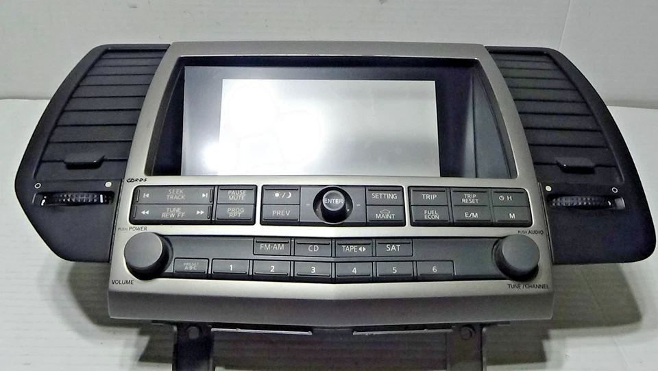 2004-2006 Nissan Maxima Radio Climate Control Panel Trim - Image 2 of 4