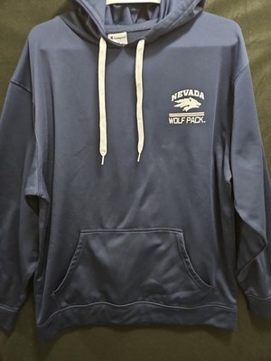 Champion Nevada Wolf Pack Hoodie Sweatshirt Men's Large NCAA 