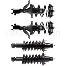 4pcs Fits 2001-2005 Honda Civic Complete Struts Shocks W Springs Mount Assembly