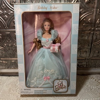 birthday wishes barbie blue dress Barbie Birthday Wishes In Blue Dress Collector Edition Doll 2000 Mattel New