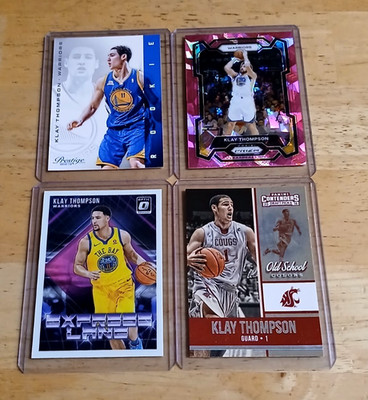 Klay Thompson MAVS LOT (4) 2012 Prestige ROOKIE/School COLORS/RED ICE/ Express