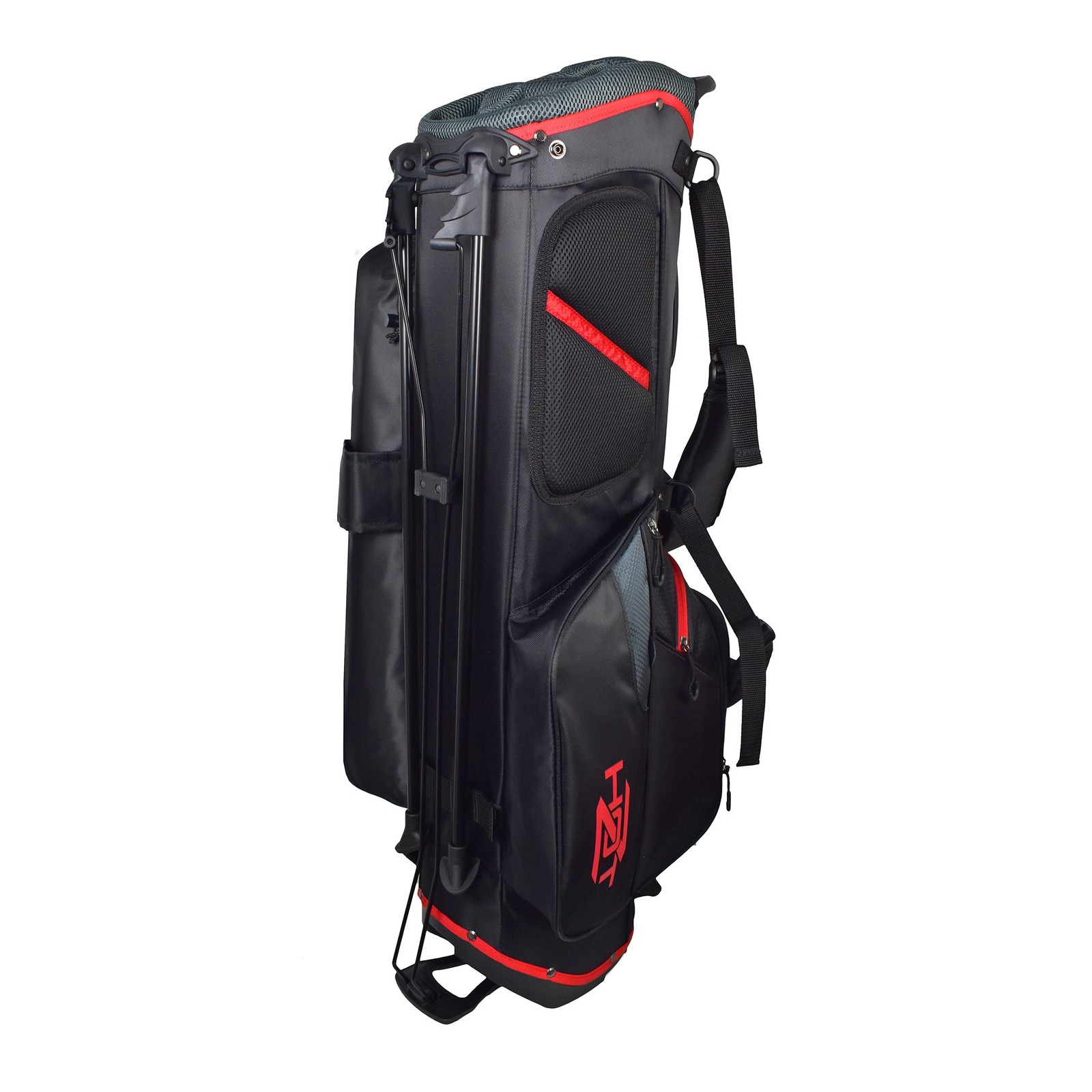 New Hot-Z Golf 2.0 Stand Bag Black/Gray/Red