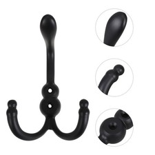  Decorative Wall Hooks for Coats Three Prong Metal Hanging and Hat