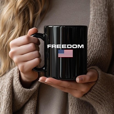 Charlie Kirk Freedom Mug, Justice For Charlie Kirk Mug, Charlie Kirk Quote Mug