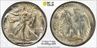 1942-D Walking Liberty Half Dollar PCGS MS64 Original Light Toning Lustrous