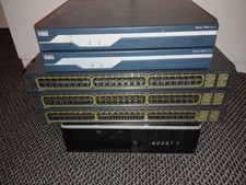 Cisco CCNA CCNP LAB KIT HP PC 2x1841 router 2x3750 router + all cables