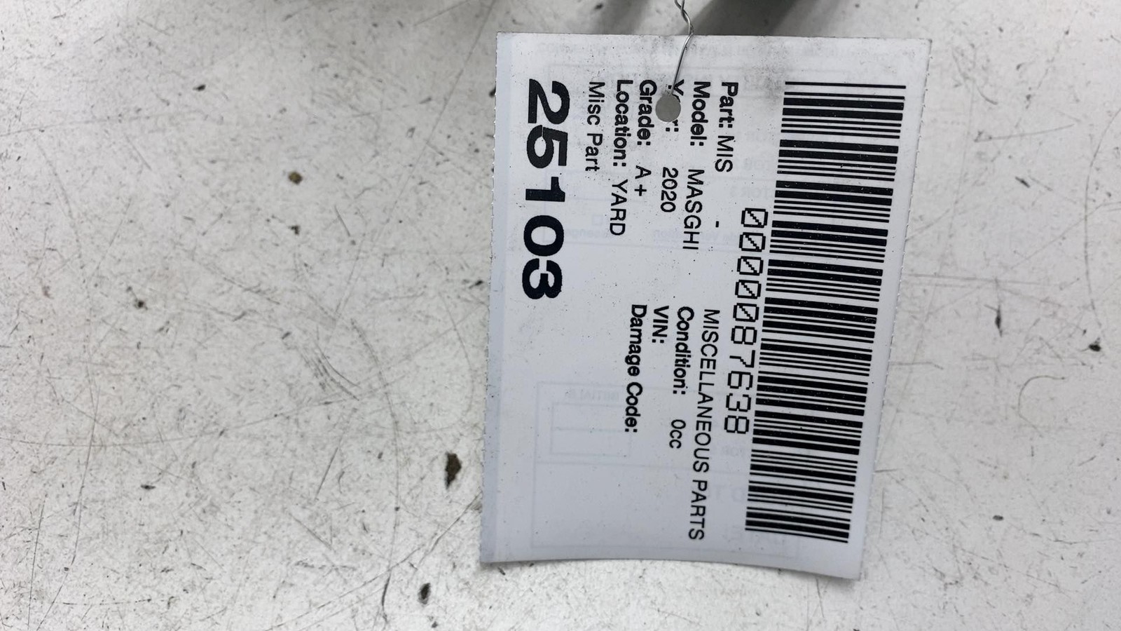 ⭕ 2014-2021 Maserati Ghibli Front Driver Brake Stop Pedal w/ Bracket 06700311040