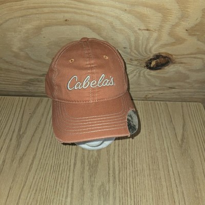 Cabela's World's Foremost Outfitter Dark Orange Hat Adj Strap Nwot Sample
