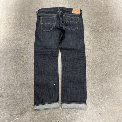 STUDIO D'ARTISAN Sd-507 Selvedge Denim Straight Leg Dark Size 36