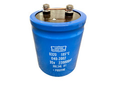 Nippon Chemi-Con 35V 220000uF 220mF Capacitor U32D Series - Lightly Used
