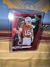 Arch Manning 2025 Panini Prizm Draft Picks Red Ice - Rated Prospect #166