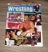 Sports Review Wrestling 1992 magazine STING Undertaker LEX LUGER Jushin Liger