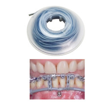 5Rolls Dental Ortho Archwire Elastic Tube Protective Sleeve Elastomeric Bumper
