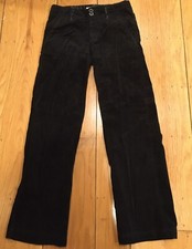 Cherokee Black Velvety Feel Pants Girls Size 8