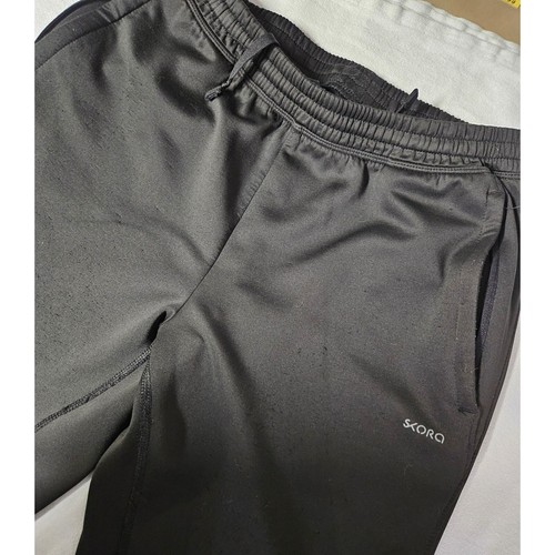 SKORA Quick-Dry Athletic Pants Training Running Gym Black Medium
