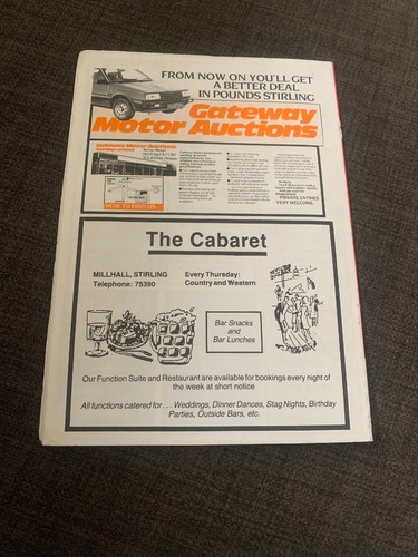 Stirling Albion V Queens Park 1985 Football Programme - Picture 2 of 3
