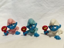 Smurfs 20202 Baby Smurf Pink, Blue And White A03