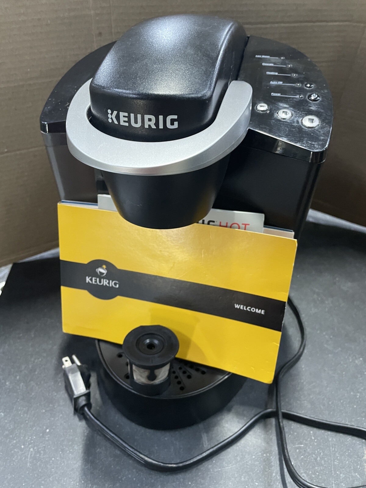Keurig K-Classic K40 Single K-Cup Pod Coffee Maker w/Manual,Reusable Filter,Tank
