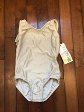 Tank Leotard BalTogs Silver Grey Girl's Size Intermediate 6X/7 Gymnastic Dance