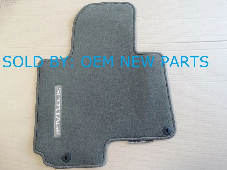 2013-2016 KIA SPORTAGE Carpet Floor Mats Set Front & Rear MOCHA w LOGO - Image 2 of 4