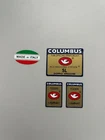 Columbus SL  ACCIAIO Doppio Spessore frame decals + bonus Made in Italy