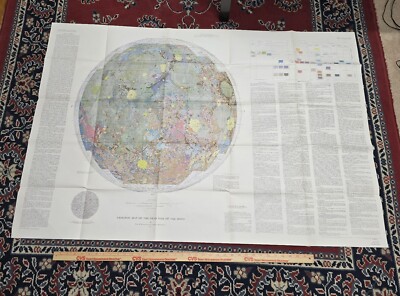 Vintage NASA Moon Map I-703 I-463 STS-7 1977  Lunar Science Institute Photos Lot