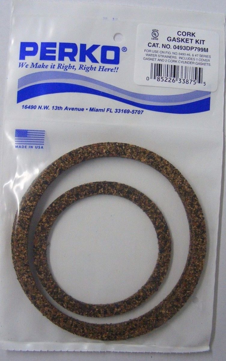 Perko 0493 DP7 99M CoverCylinder Gasket for Intake Water Strainer 0493