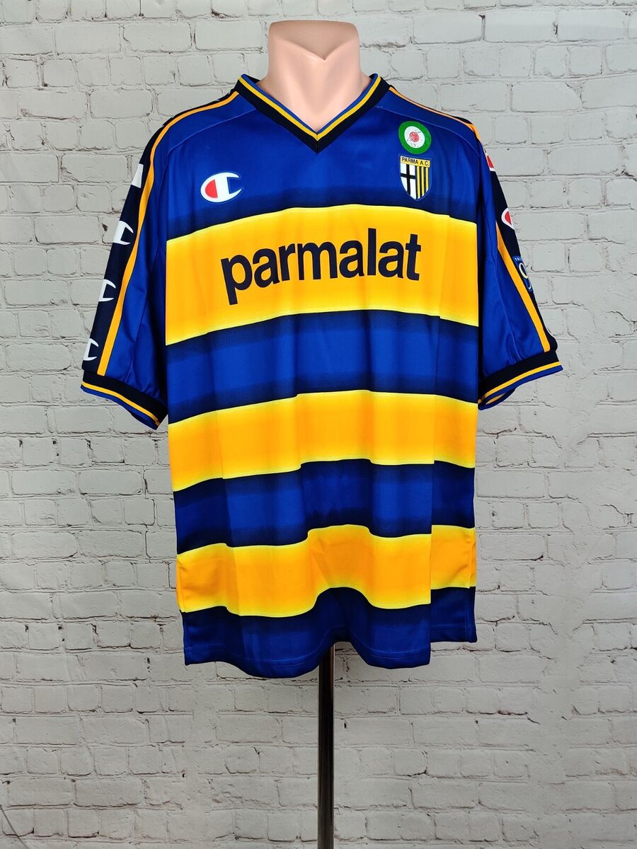 Football shirt soccer FC Parma Home 2002/2003 Champion Football shirt soccer FC Parma Home 2002/2003 Champion