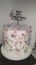 Torta Finta  Scritta Nascita  Battesimo, Comunione, Compleanno 