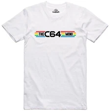 C64 Mini Retro T Shirt Official Vintage Gamer Computer 8 Bit Tee