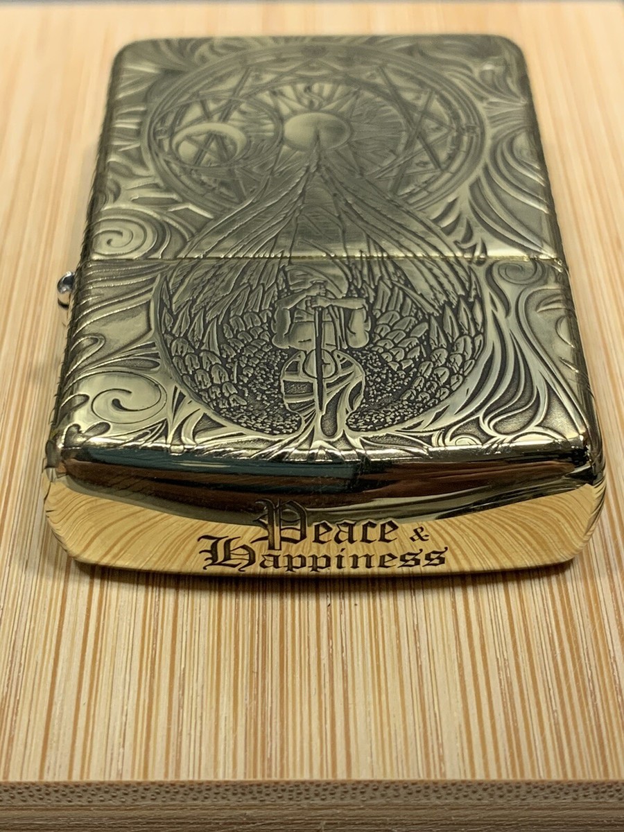 Zippo Windproof Armor 5-side Peace angels Happiness New | eBay