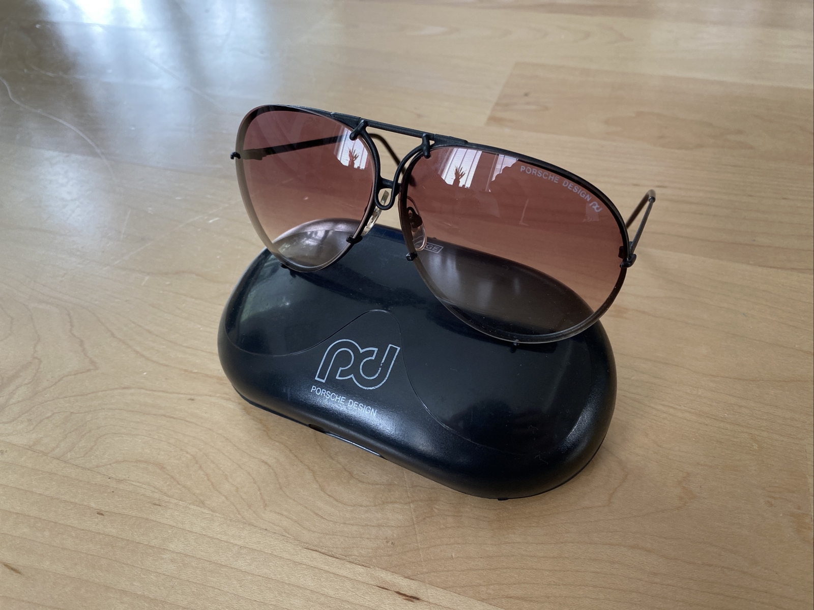 LARGE VINTAGE PORSCHE CARRERA SUNGLASSES MEN 5621