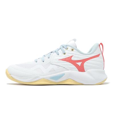 Mizuno Wave Momentum PRO White Bue Red Yellow Women Volleyball