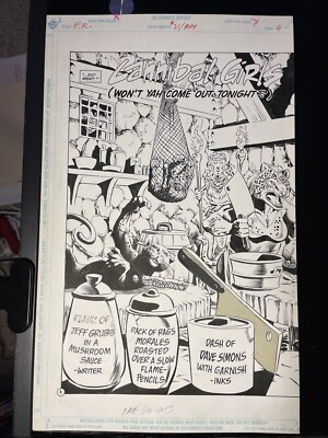 Comic Book Art Forgotten Realms DUNGEONS AND DRAGONS Storyboard Vintage DC MT