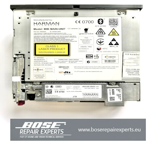 AUDI A3 MMI HARMAN NAVIGATION - 8V0 035 - SOUND PROBLEM REPAIR