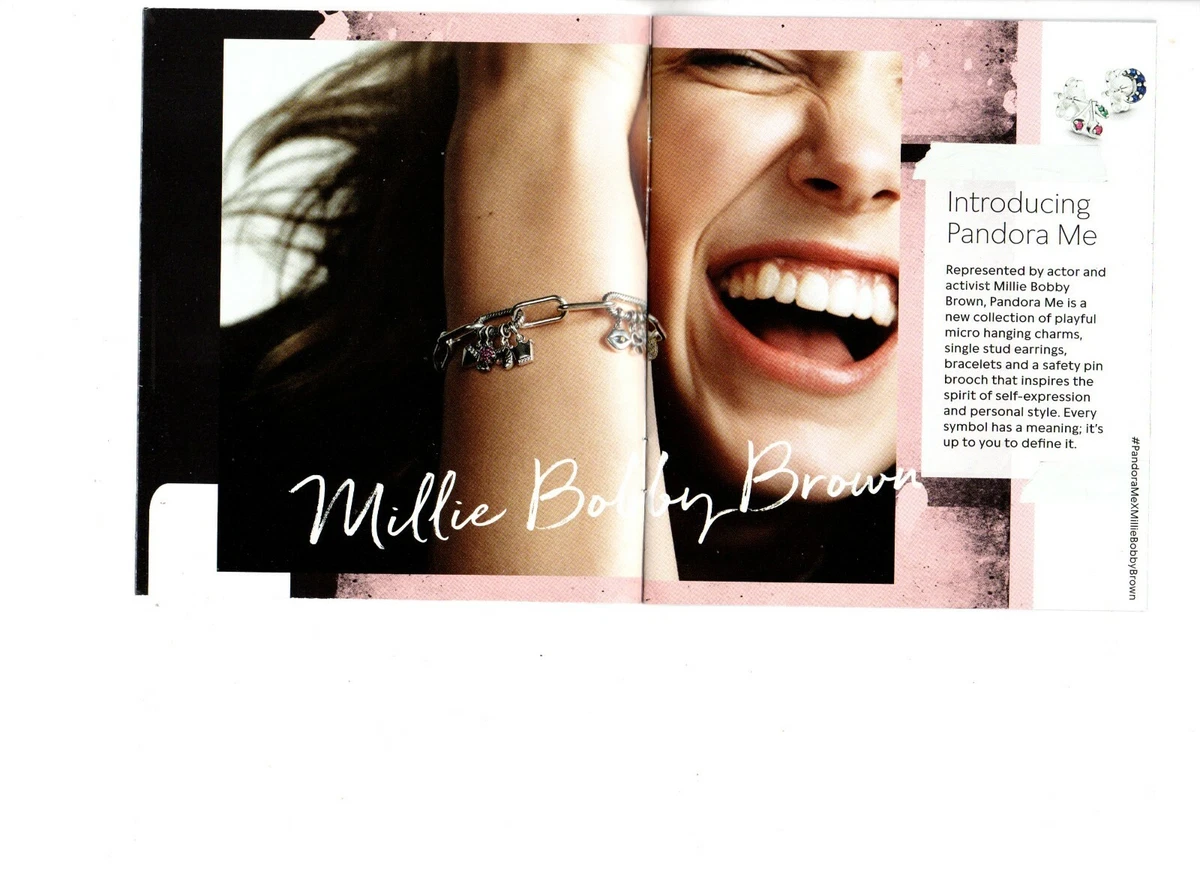 Pandora Me featuring Millie Bobby Brown Jewellery Ad Catalogue