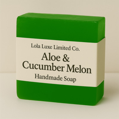 Aloe & Cucumber Handmade Soap- Bulk/Discounts-$4.50!