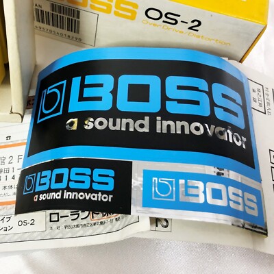 Boss OS-2 Overdrive / Distortion 1991 W/Box Vintage Guitar Effect